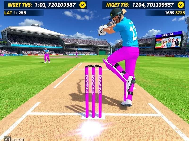 VR Cricket Turbo Smash Gameplay Screenshot